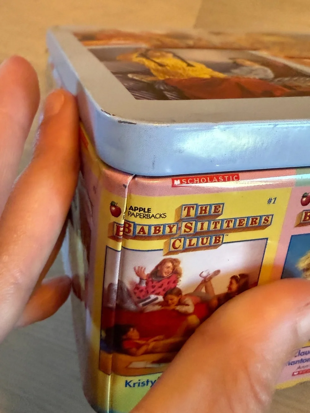 The Babysitters Club Retro Book Collection Tin ONLY!! Ann M. Martin #1-6 Kidcore